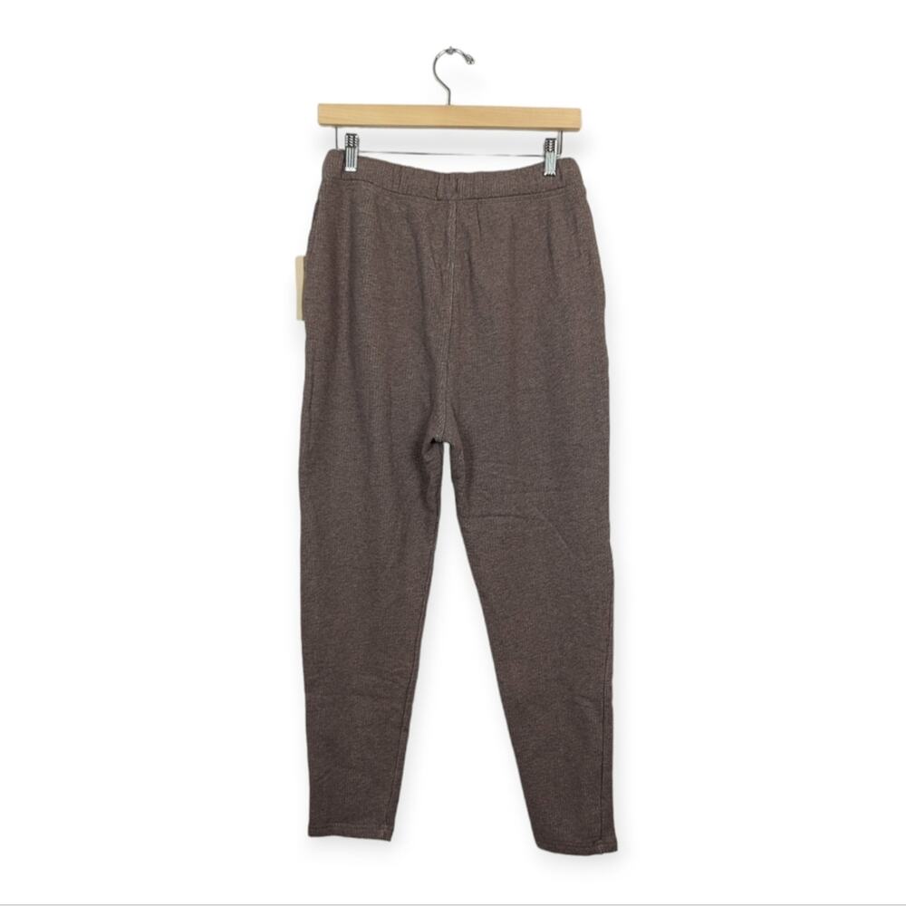 NWT Universal Thread Tan Ribbed Drawstring Ankle Pants - Picture 2 of 8